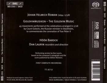 SACD Johan Helmich Roman: Golovinmusiken