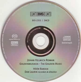 SACD Johan Helmich Roman: Golovinmusiken