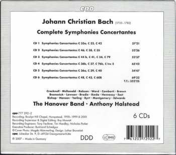 6CD/Set di cofanetti Johann Christian Bach: Complete Symphonies Concertantes