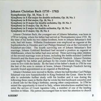 CD Johann Christian Bach: Sinfonias Vol. 4 [Sinfonias, Op. 18, Nos. 1 - 6]