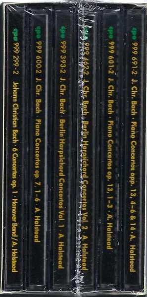 6CD/Set di cofanetti Johann Christian Bach: Complete Keyboard Concertos