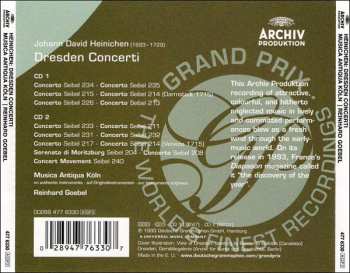 2CD Musica Antiqua Köln: Dresden Concerti