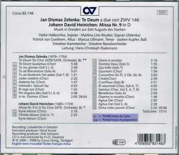 CD Jan Dismas Zelenka: Missa Nr. 9 / Te Deum