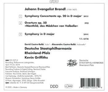 CD Staatsphilharmonie Rheinland-Pfalz: Symphonie Concertante Op. 20; Symphony In D