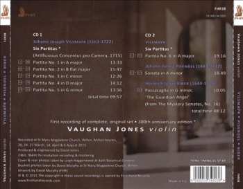 CD Johann Joseph Vilsmayr: Six Partitas For Solo Violin  