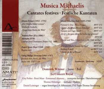 CD Johann Sebastian Bach: Musica Michaelis - Cantatas Festives / Festliche Kantaten