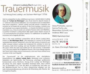 CD Ivonne Fuchs: Trauermusik