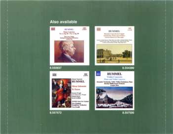 CD Johann Nepomuk Hummel: Fantasies
