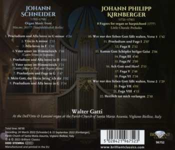 CD Johann Philipp Kirnberger: Organ Music