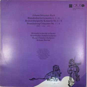 2LP Johann Sebastian Bach: 6 Brandenburg Concertos (2xLP)