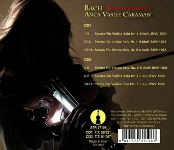 2CD Johann Sebastian Bach: 6 Sonatas And Partitas For Solo Violin BWV 1001-1006