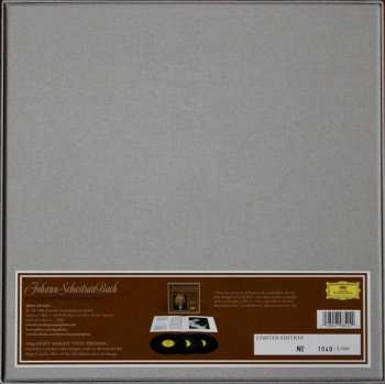 3LP/Set di cofanetti Johann Sebastian Bach: 6 Sonaten Und Partiten Für Violine Solo BWV 1001-1006 LTD | NUM