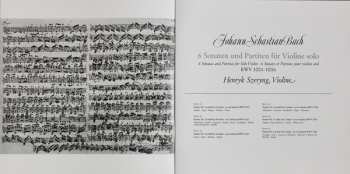 3LP/Set di cofanetti Johann Sebastian Bach: 6 Sonaten Und Partiten Für Violine Solo BWV 1001-1006 LTD | NUM