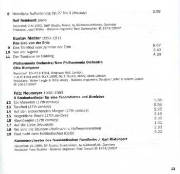 6CD/Set di cofanetti Johann Sebastian Bach: A Poet Among Tenors LTD