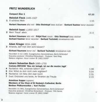 6CD/Set di cofanetti Johann Sebastian Bach: A Poet Among Tenors LTD