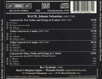 CD Johann Sebastian Bach: Concertos 1 / Violin Concertos