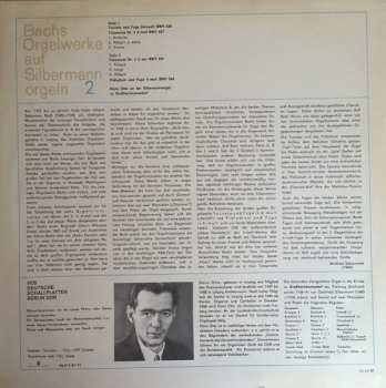 LP Johann Sebastian Bach: Bachs Orgelwerke Auf Silbermannorgeln  2