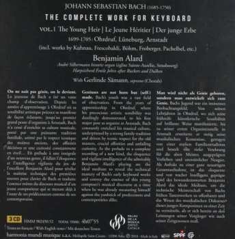 3CD/Set di cofanetti Johann Sebastian Bach: The Complete Works For Keyboard 1: The Young Heir