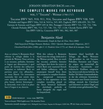 3CD/Set di cofanetti Johann Sebastian Bach: The Complete Works For Keyboard 5: "Weimar 1708-1717" - Toccatas & Fugues