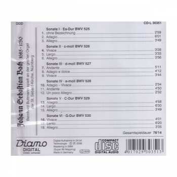 CD Johann Sebastian Bach: Triosonaten BWV 525-530