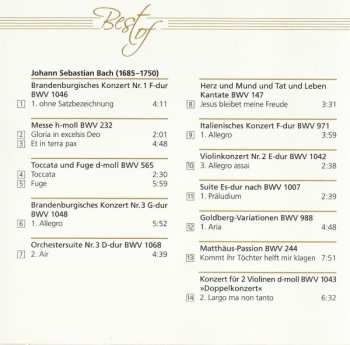 CD Johann Sebastian Bach: Best Of Bach