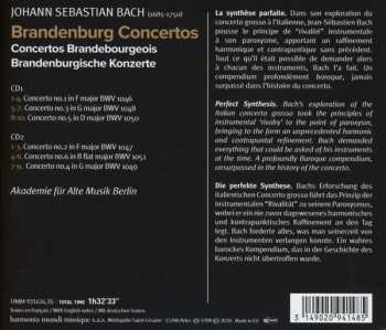 2CD Johann Sebastian Bach: Brandenburgische Konzerte