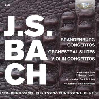 5CD/Set di cofanetti Johann Sebastian Bach: Brandenburg Concertos, Orchestral Suites, Violin Concertos