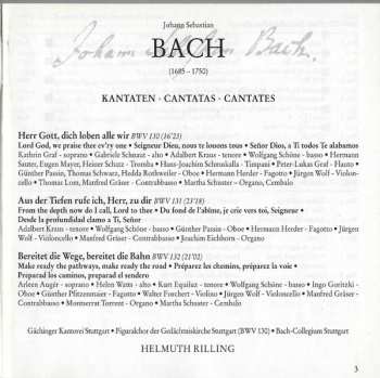 CD Johann Sebastian Bach: Cantatas BWV 130 - 132