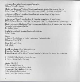 CD Johann Sebastian Bach: Cantatas BWV 130 - 132