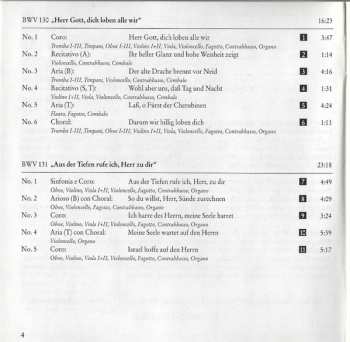 CD Johann Sebastian Bach: Cantatas BWV 130 - 132