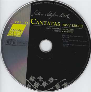 CD Johann Sebastian Bach: Cantatas BWV 130 - 132