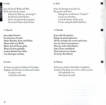 CD Johann Sebastian Bach: Cantatas BWV 182-184