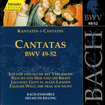 CD Johann Sebastian Bach: Cantatas BWV 49-52