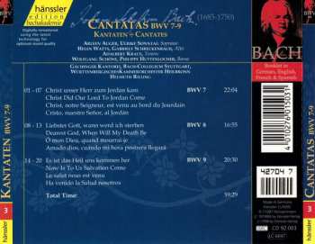 CD Johann Sebastian Bach: Cantatas BWV 7-9