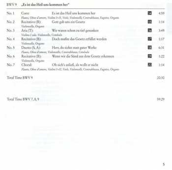 CD Johann Sebastian Bach: Cantatas BWV 7-9