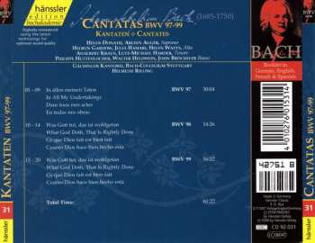 CD Johann Sebastian Bach: Cantatas BWV 97-99
