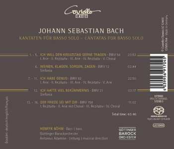 SACD Johann Sebastian Bach: Cantatas For Basso Solo