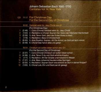CD Johann Sebastian Bach: Cantatas Vol. 14: New York