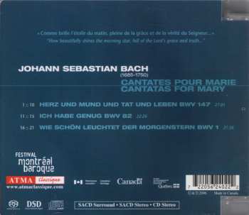 SACD Johann Sebastian Bach: Cantates 147 - 82 - 1 / Marie De Nazareth