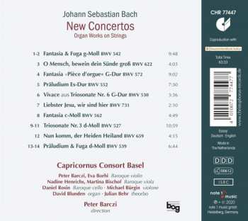 CD Johann Sebastian Bach: New Concertos