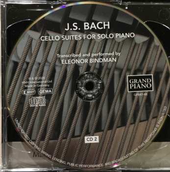 2CD Johann Sebastian Bach: Cello Suites For Solo Piano