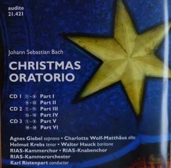 3CD Johann Sebastian Bach: Christmas Oratorio