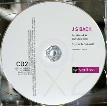 2CD Johann Sebastian Bach: 6 Partitas