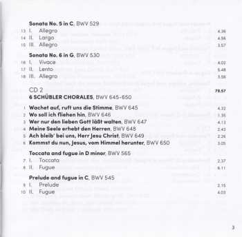 15CD/Set di cofanetti Johann Sebastian Bach: Complete Works For Organ