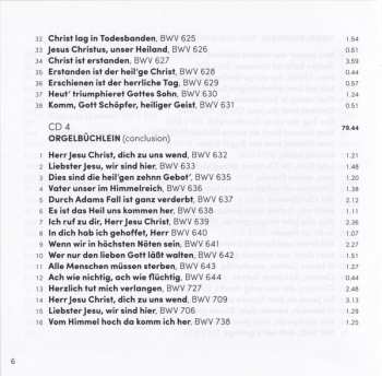 15CD/Set di cofanetti Johann Sebastian Bach: Complete Works For Organ