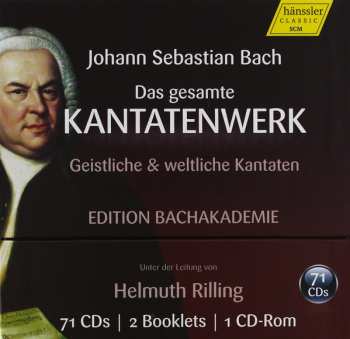 72CD/Set di cofanetti Johann Sebastian Bach: Das Gesamte Kantatenwerk - The Complete Cantatas