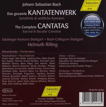 72CD/Set di cofanetti Johann Sebastian Bach: Das Gesamte Kantatenwerk - The Complete Cantatas