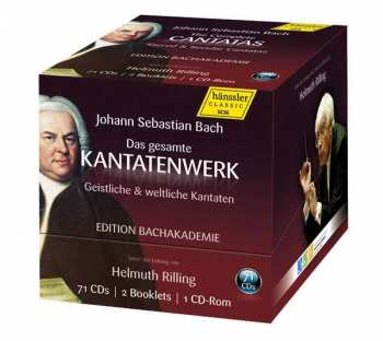 72CD/Set di cofanetti Johann Sebastian Bach: Das Gesamte Kantatenwerk - The Complete Cantatas