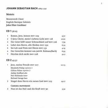 2CD Johann Sebastian Bach: Motets