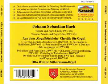 CD Johann Sebastian Bach: Toccata & Fuge (Berühmte Orgelwerke / Choräle Aus Dem »Orgelbüchlein«)